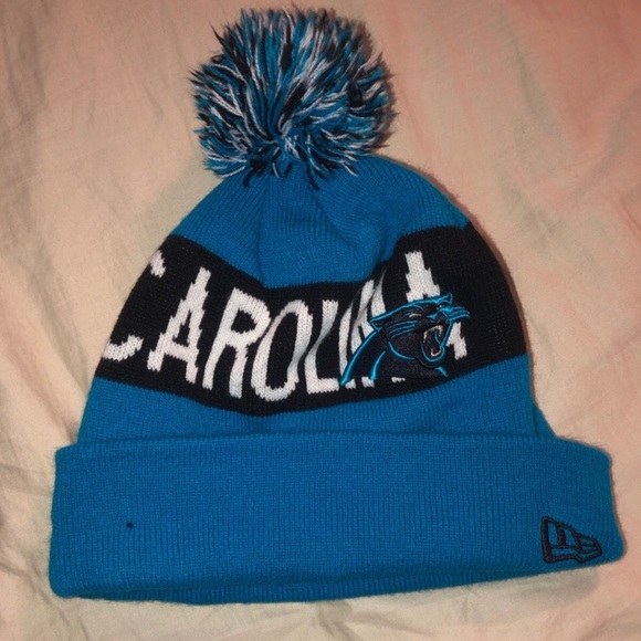 Fanatics Other - NFL Carolina Panthers Pom Pom Beanie Blue